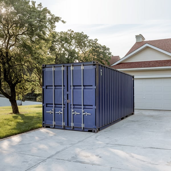 our residential storage containers have limited restrictions on what can be stored inside